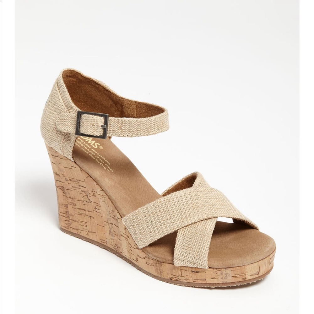 Toms Sierra Strappy Wedge